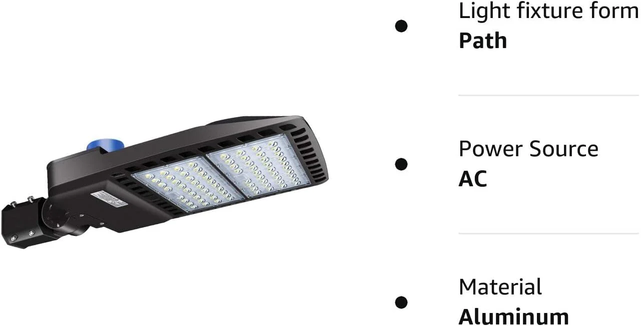 LEDMO LED Parking Lot Light 200W. Commercial Outdoor Area Lighting