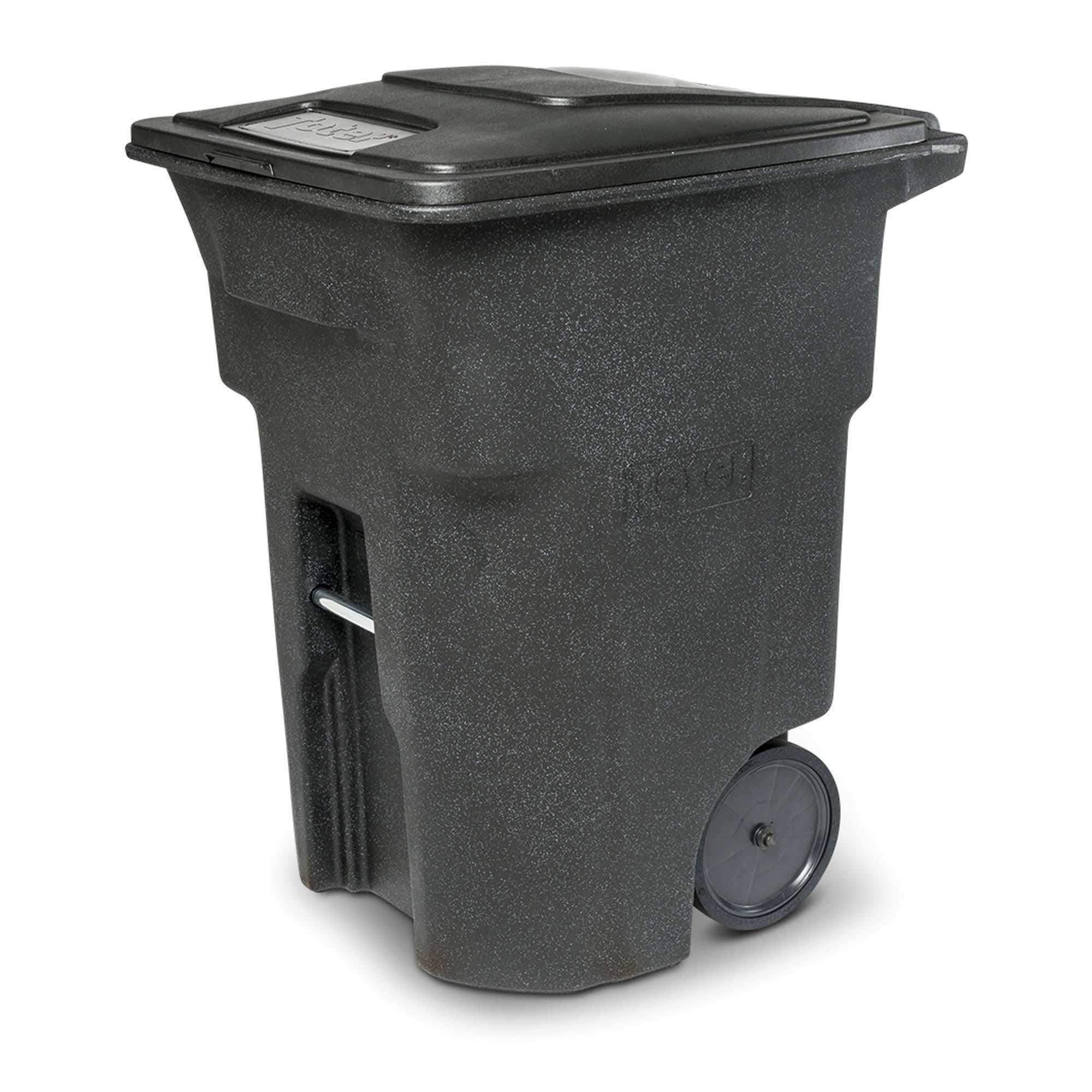 ANA96-00BKS 96 gal. Trash Can with Quiet Wheels and Lid