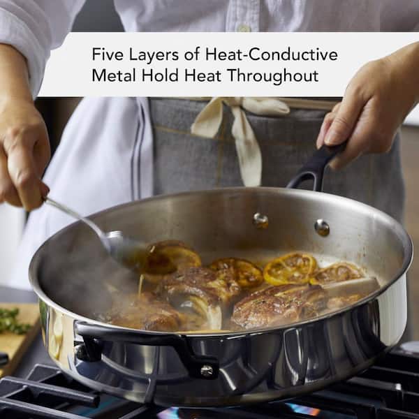 10-Piece Stainless Steel Induction Cookware Set