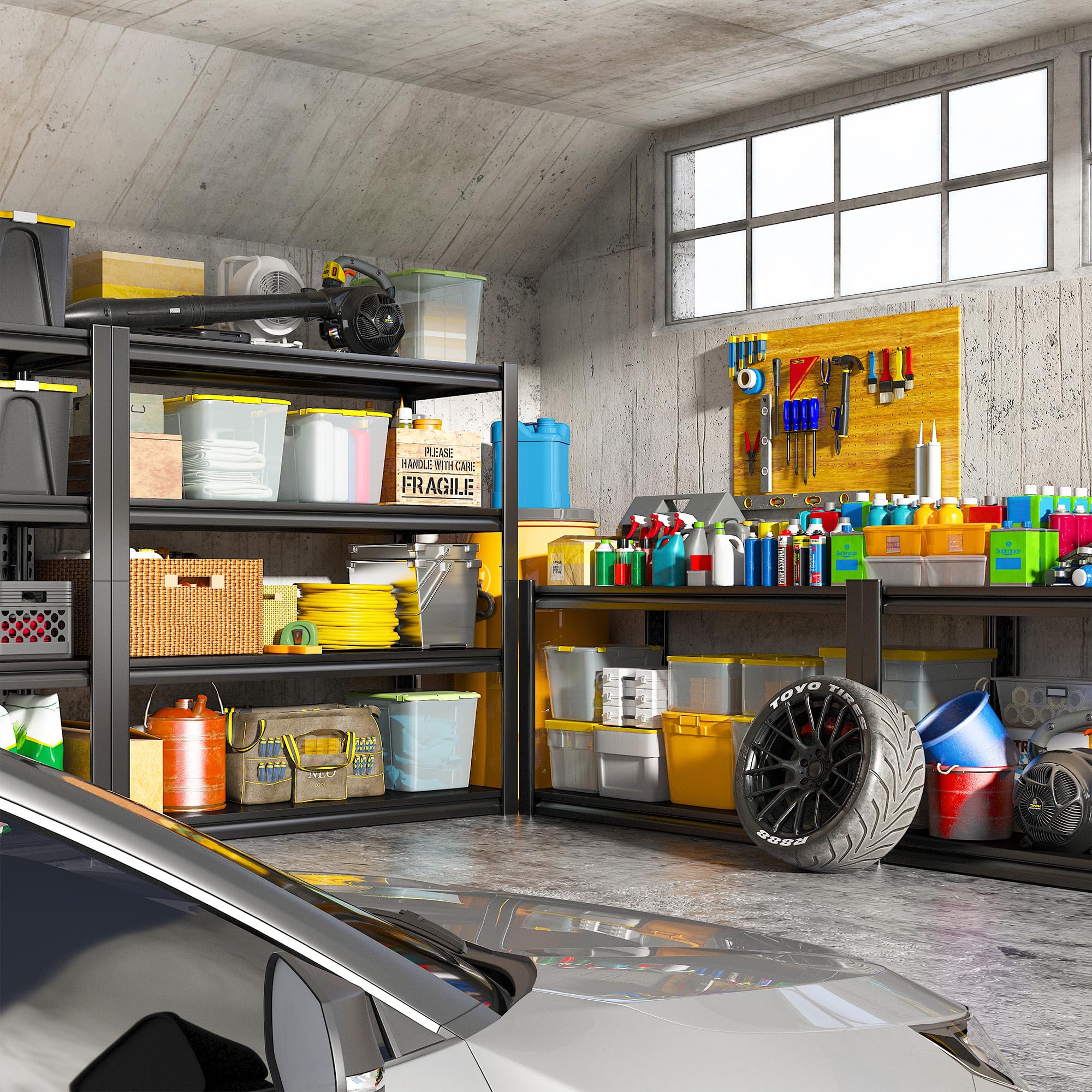 Raybee 40 Wide Garage Shelving Heavy Duty