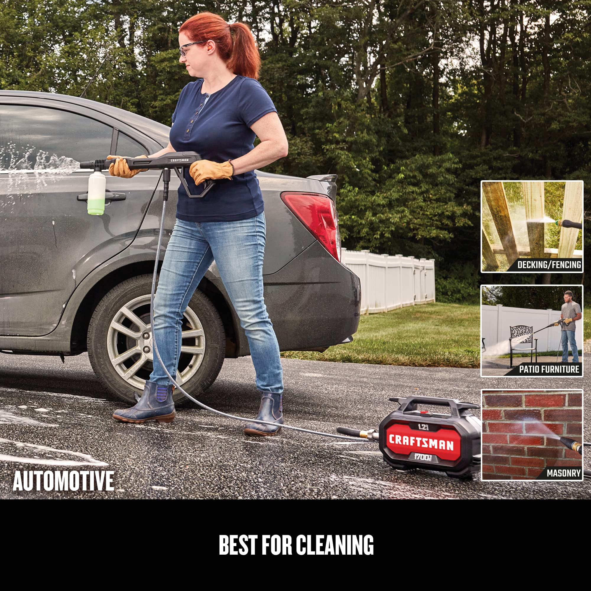 Craftsman Electric Pressure Washer. 1700-PSI. 1.2-GPM