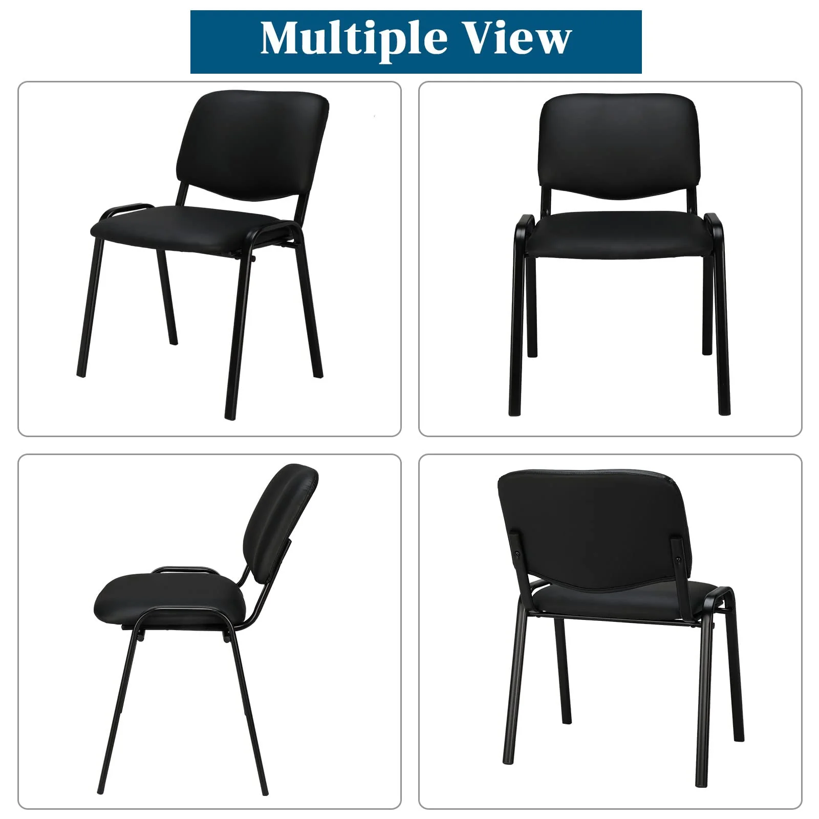 VINGLI Waiting Room Chairs. 5-Pack Conference Room Chairs