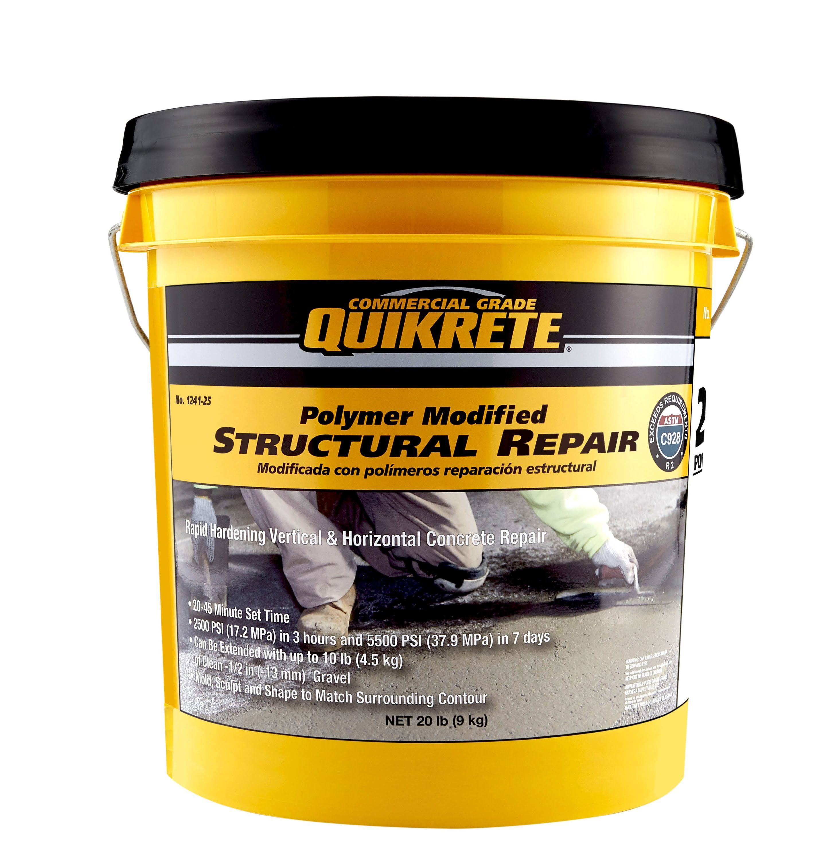 Quikrete 1241-25 Polymer Modified STRUCTURAL Repair, 20 lb