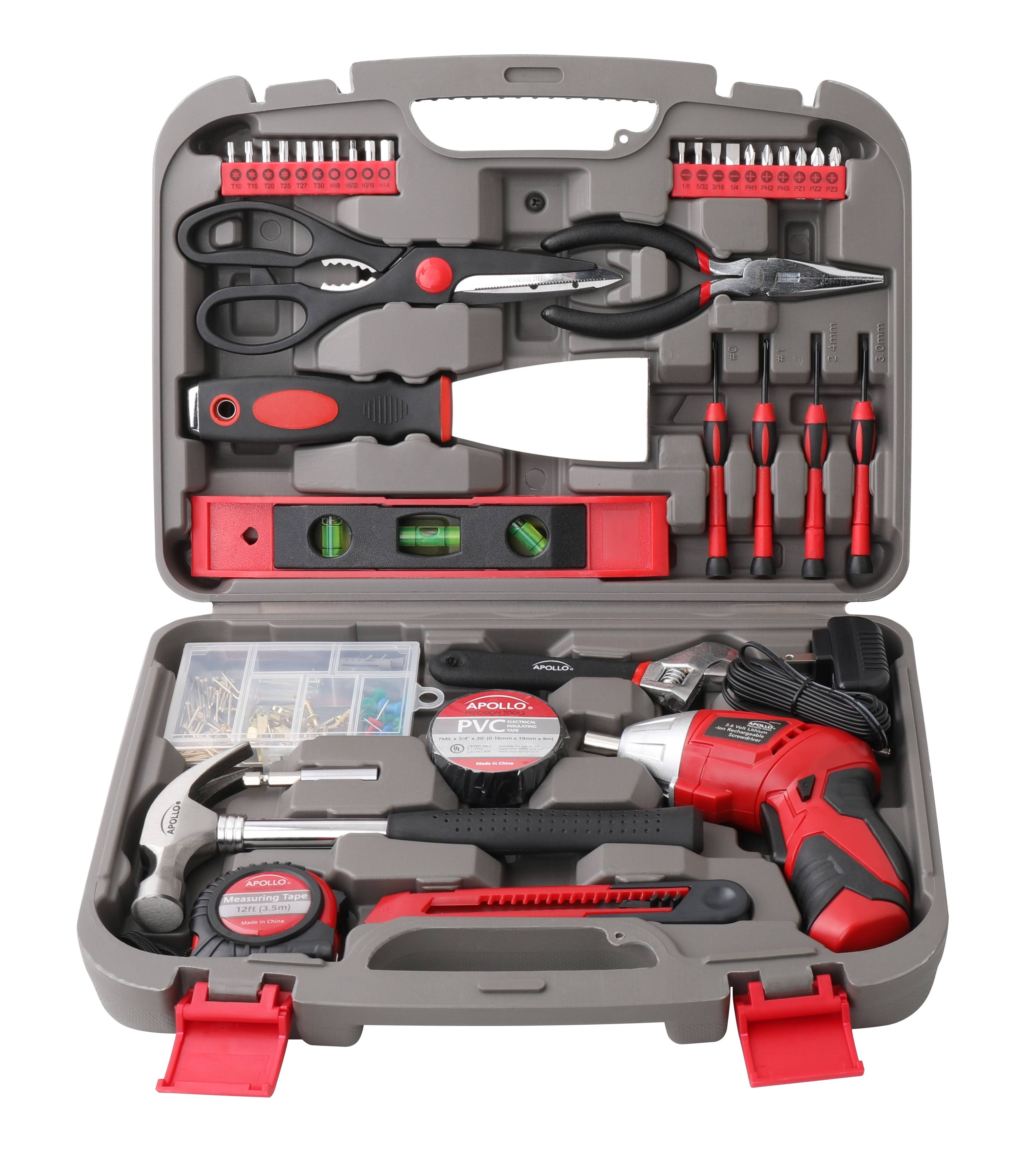 Apollo Tools Dt0773 135 Piece Household Tool Kit