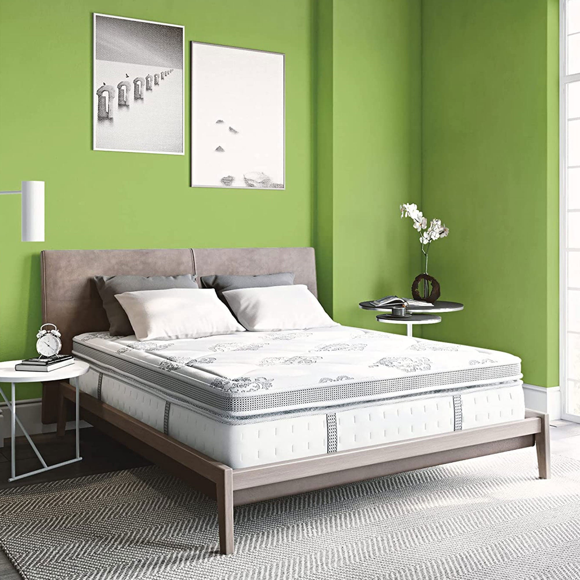 inch Gramercy Gel Memory Foam Innerspring Mattress Bed-in-a-Box. Full