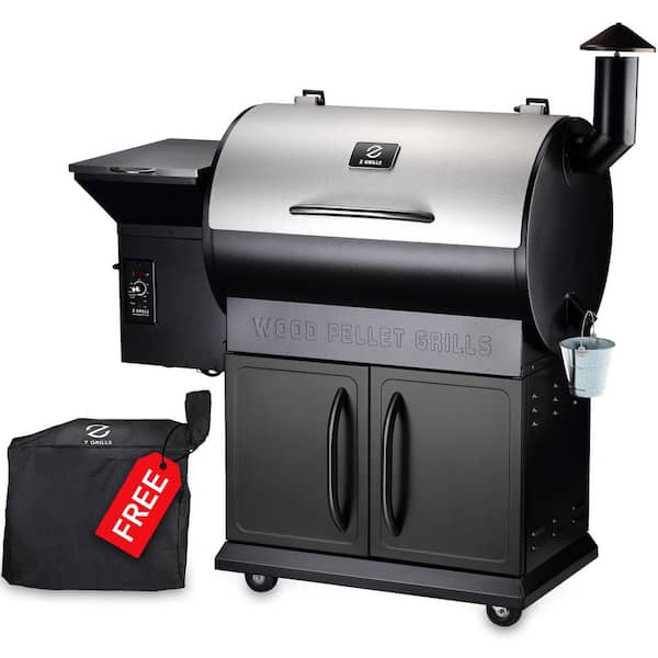 694 sq. in. Pellet Grill and Smoker. Stainless Steel