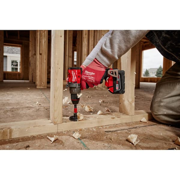 M18 FUEL 18-V Lithium-Ion Brushless Cordless 1/2 in. Drill/Driver Kit with (3) 5.0Ah Batteries. Charger and Hard Case