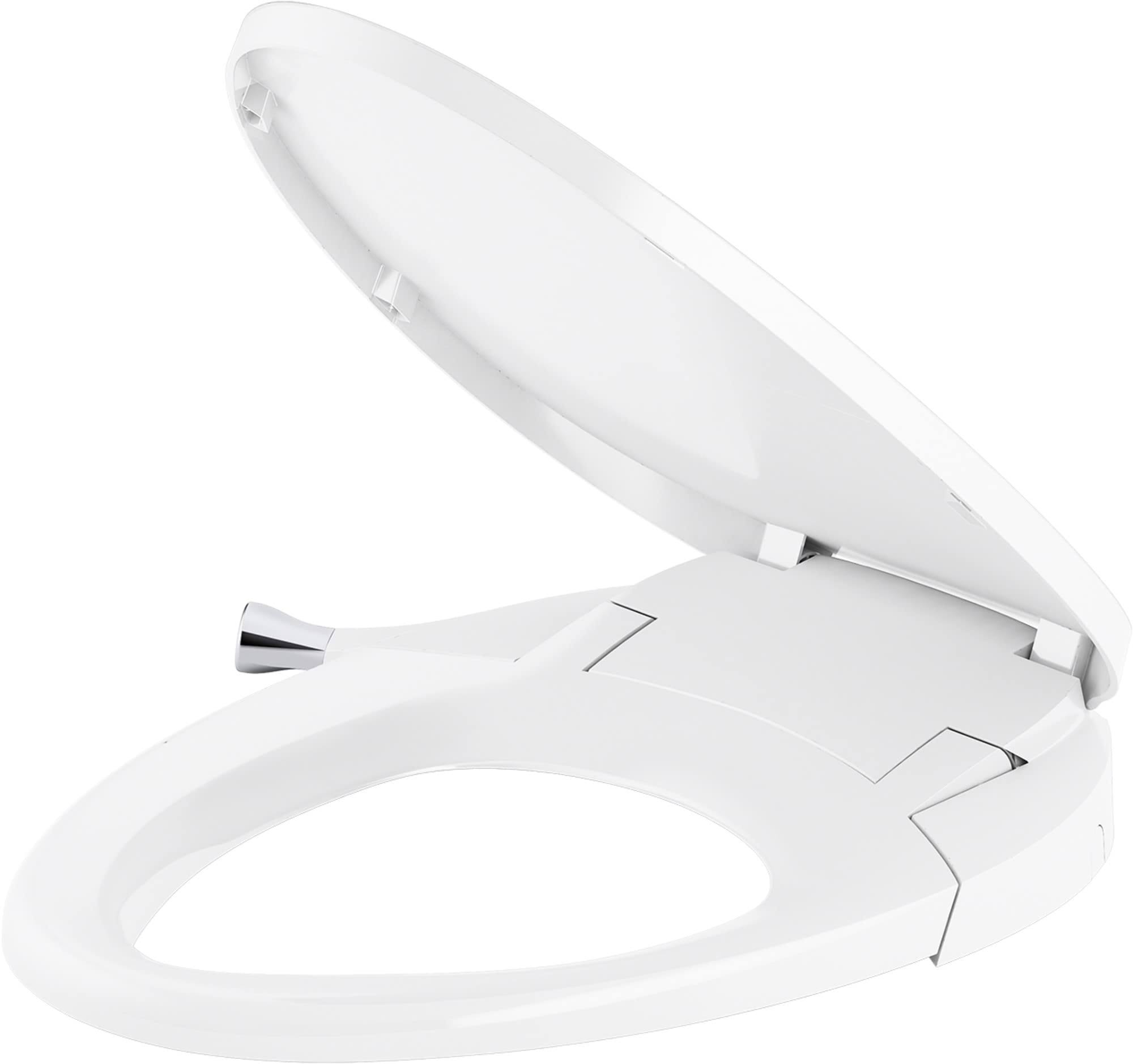 Kohler 98804-CP PureWash Elongated Manual Bidet Toilet Seat - White