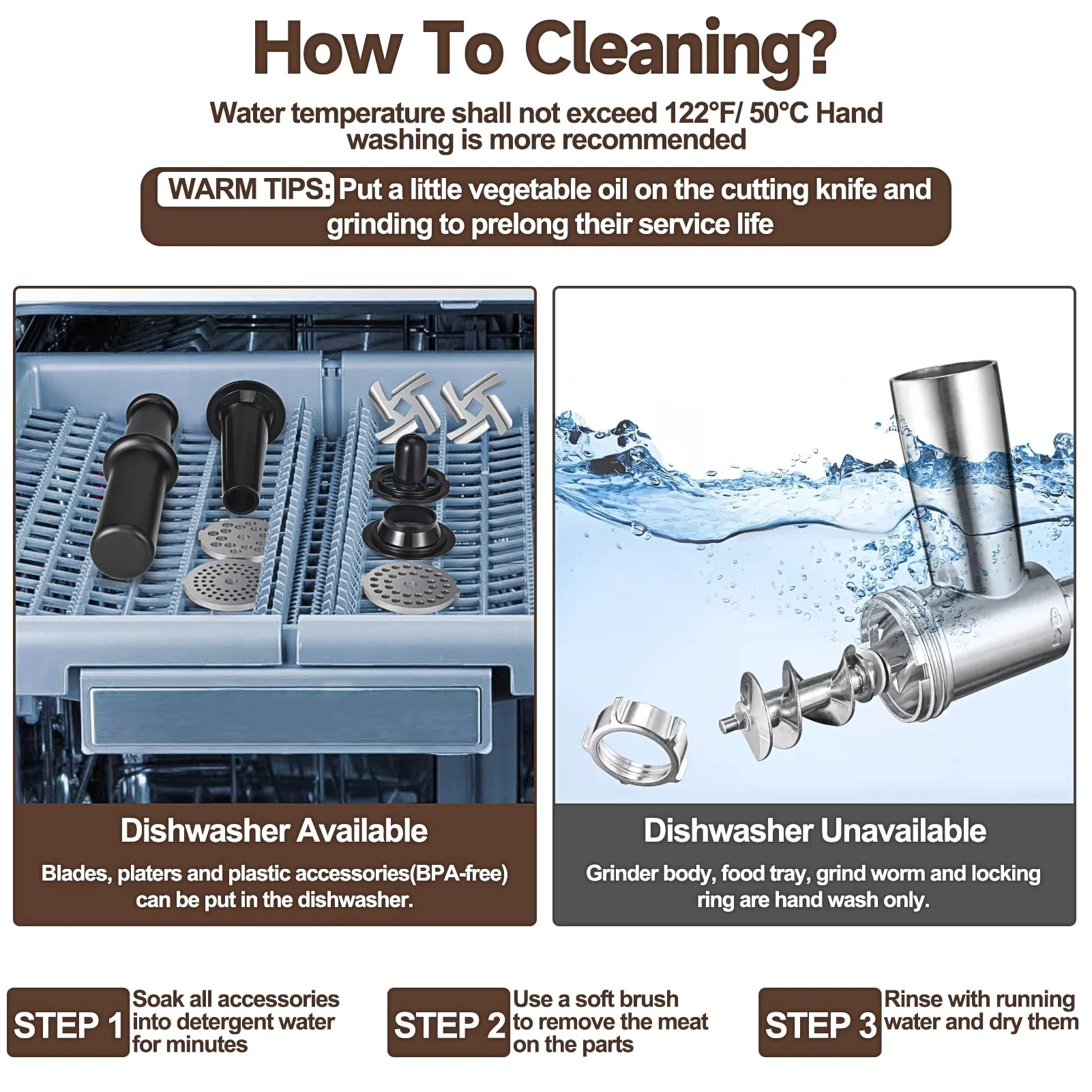 ALTRA LIFE Electric Meat Grinder. Sausage Stuffer