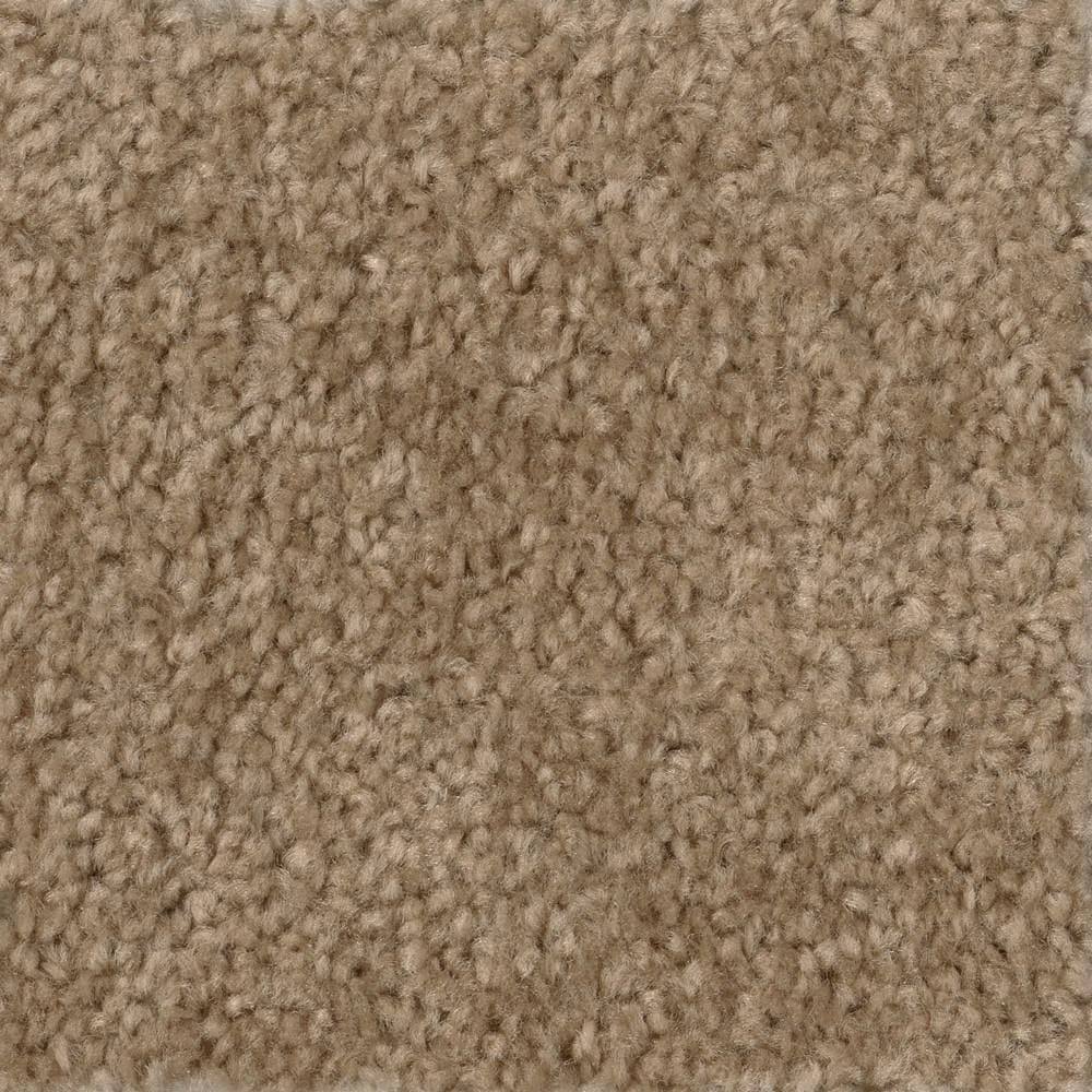 TrafficMaster Hot Shot II - Tuscan - Beige 12 ft. 16 oz. SD Polyester Texture Full Roll Carpet (1080 Sq. ft./Roll)