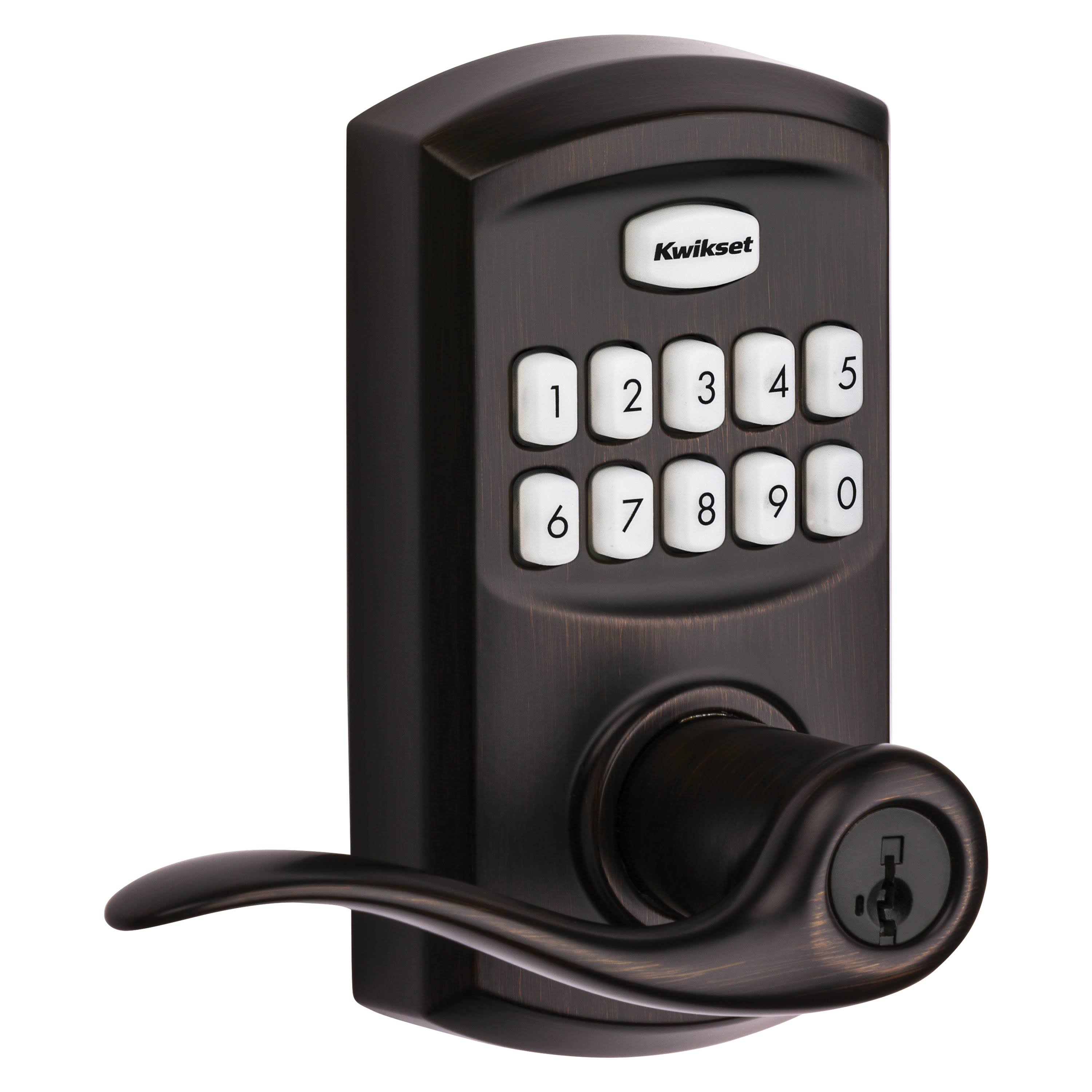 Kwikset 917 SmartCode Electronic Tustin Lever Venetian Bronze