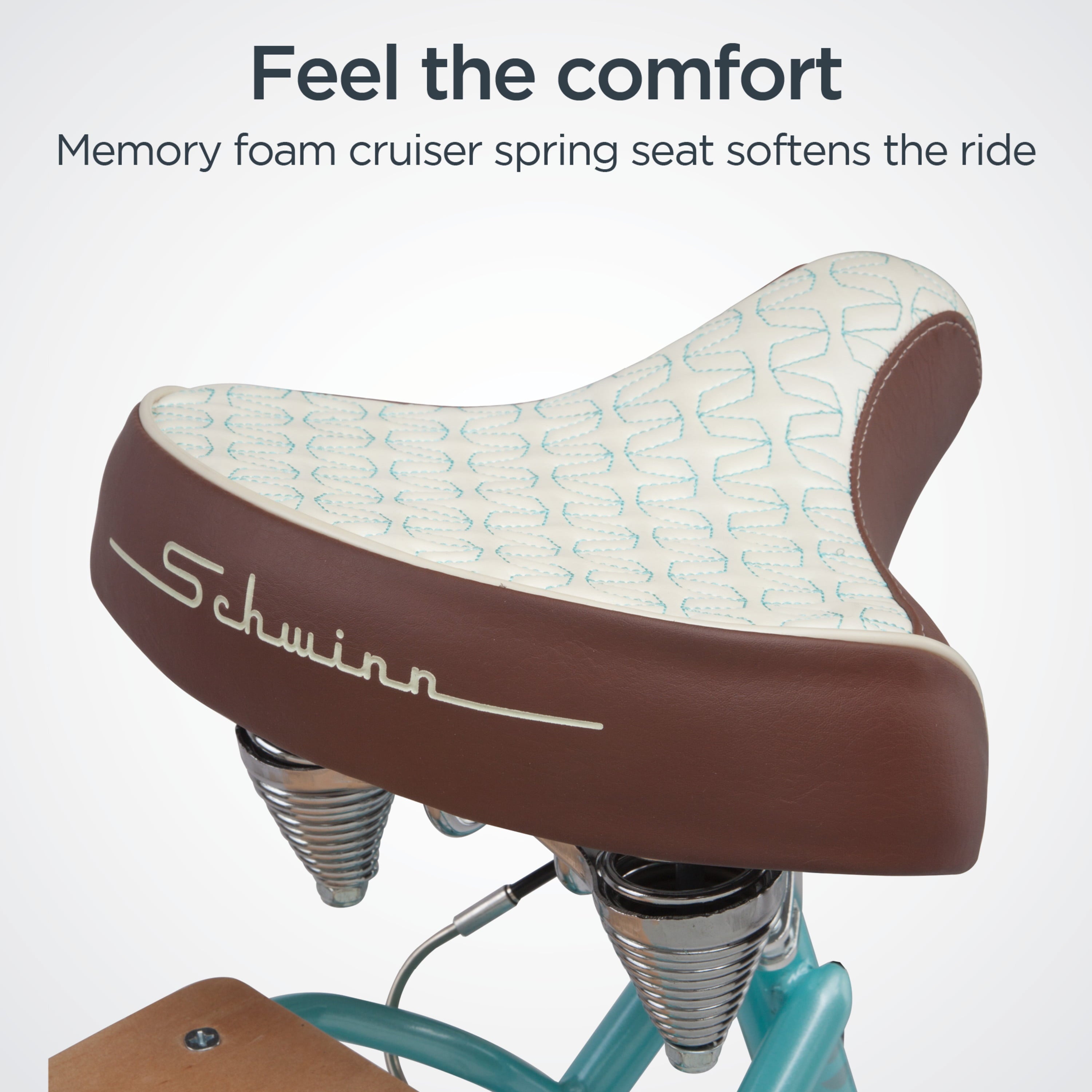 Cabo Cruiser Bike. 26-inch wheels. vintage-style womens frame. blue