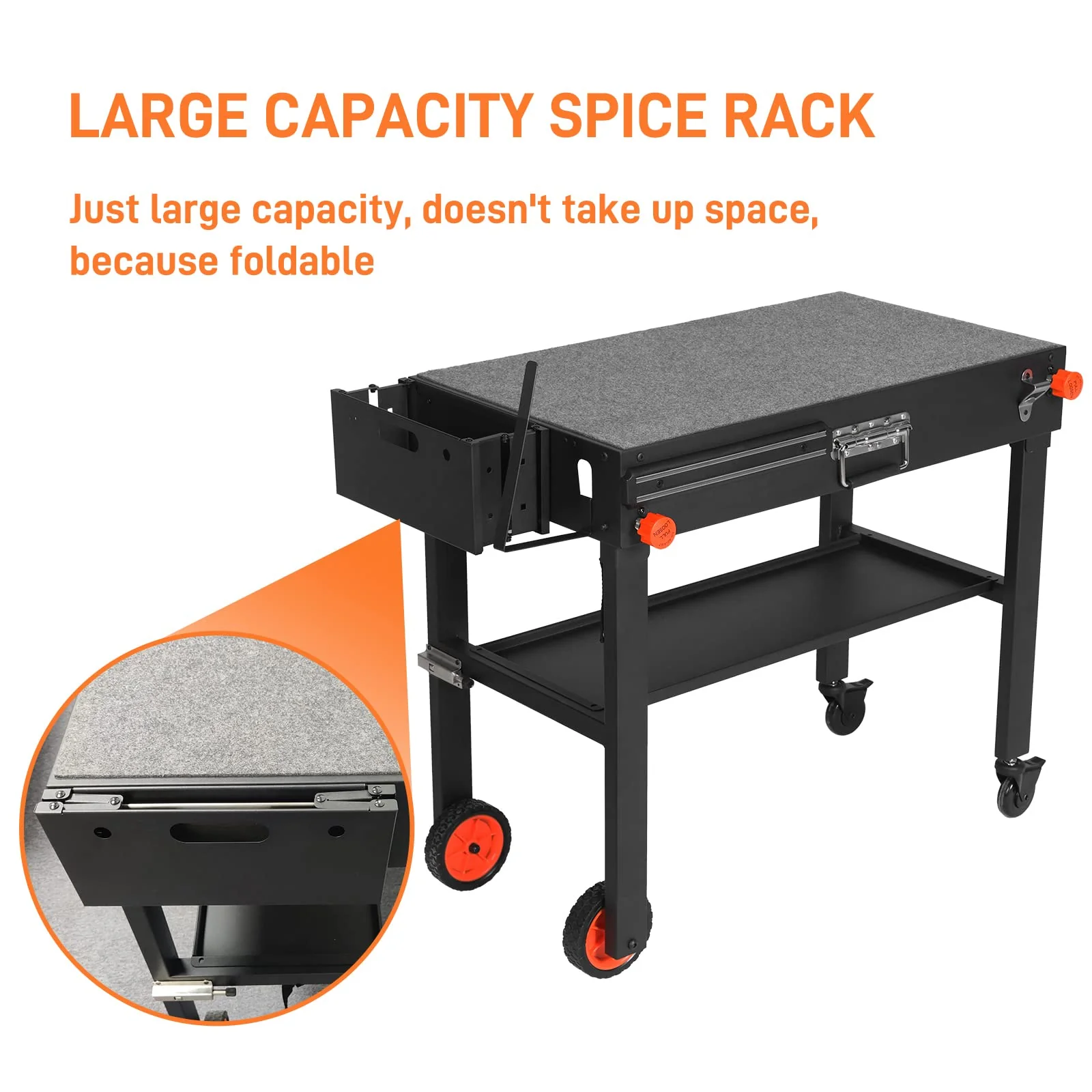 JiRiCHMi Outdoor Grill Table. Blackstone Griddle Stand