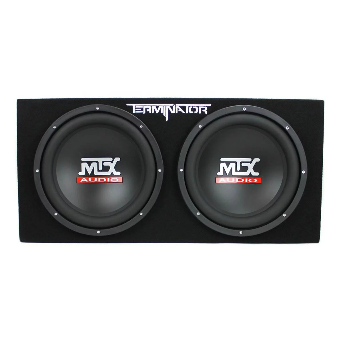 MTX TNE212D 12 Subwoofer (2 Pack) + Monoblock Amplifier (2 Pack) + Amp Wire Kit