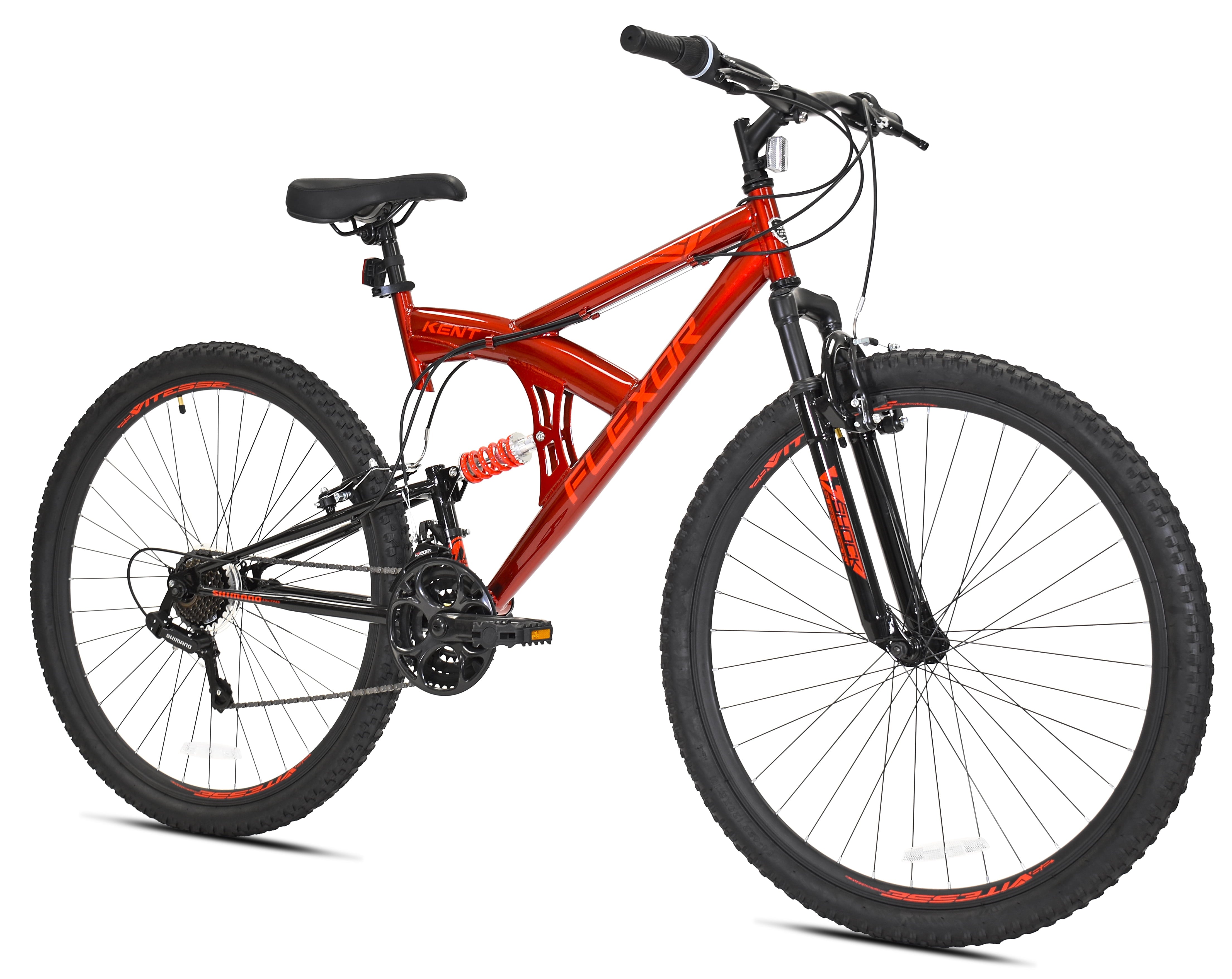 29 in. Flexor Men's Dual Suspension Mountain Bike. Red