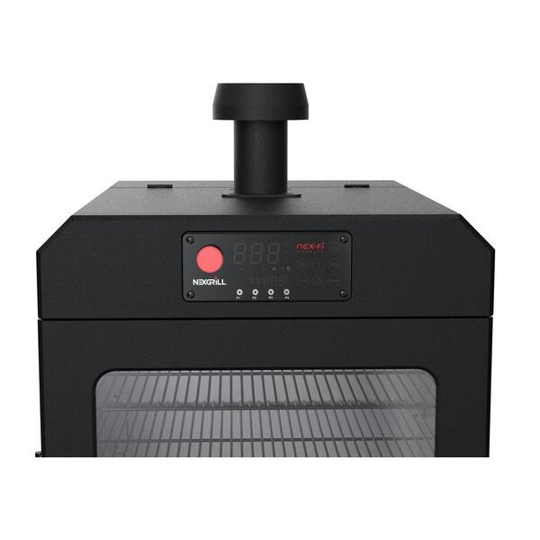 Oakford 1400 Pellet Grill Vertical Smoker in Black