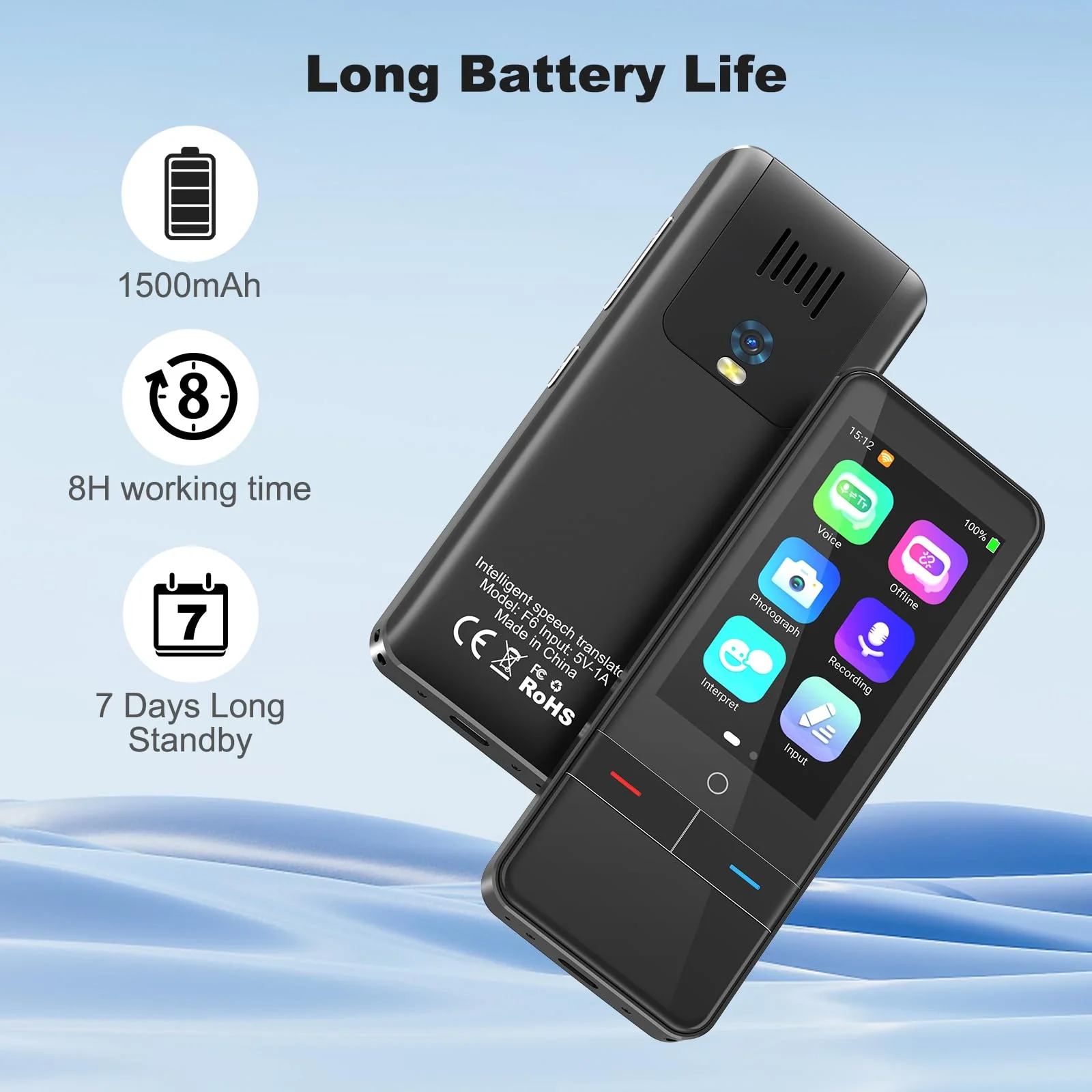 RUISJ Language Translator Device. Real-Time Translator