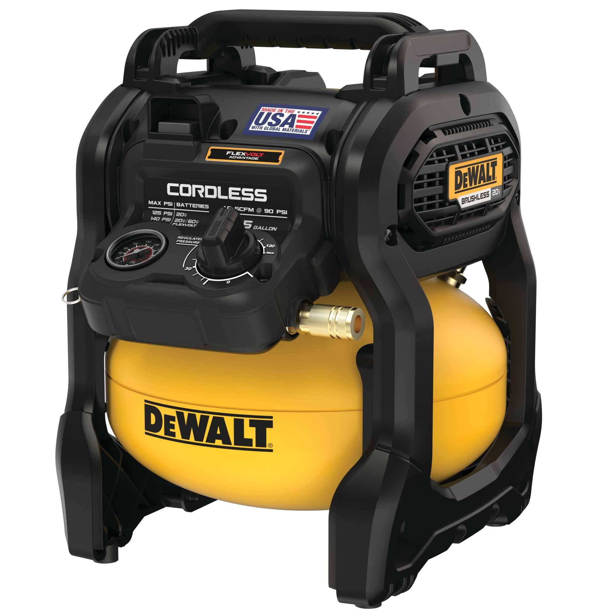 DeWalt 20V Max 2.5 gal. Brushless Cordless Air Compressor (Tool Only) DCC2520B-Instock