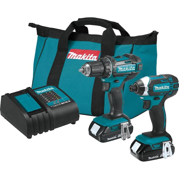 18V LXT Lithium-Ion Cordless Compact 2-Piece Combo Kit (Driver-Drill/Impact Driver)