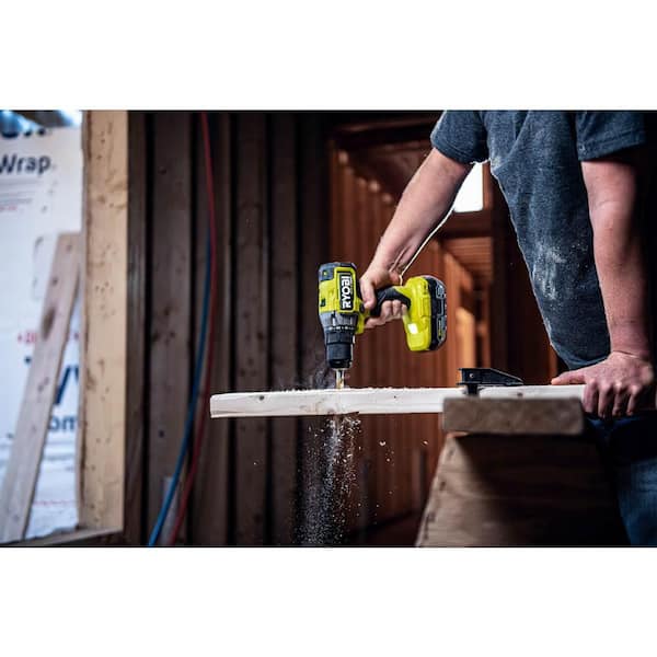 ONE+ HP 18V Brushless Cordless 2-Tool Combo Kit with Drill/Driver. Impact Wrench. Batteries. Charger. and Bag