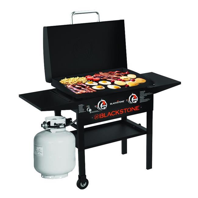 2-Burner Liquid Propane Outdoor Griddle with Hood
