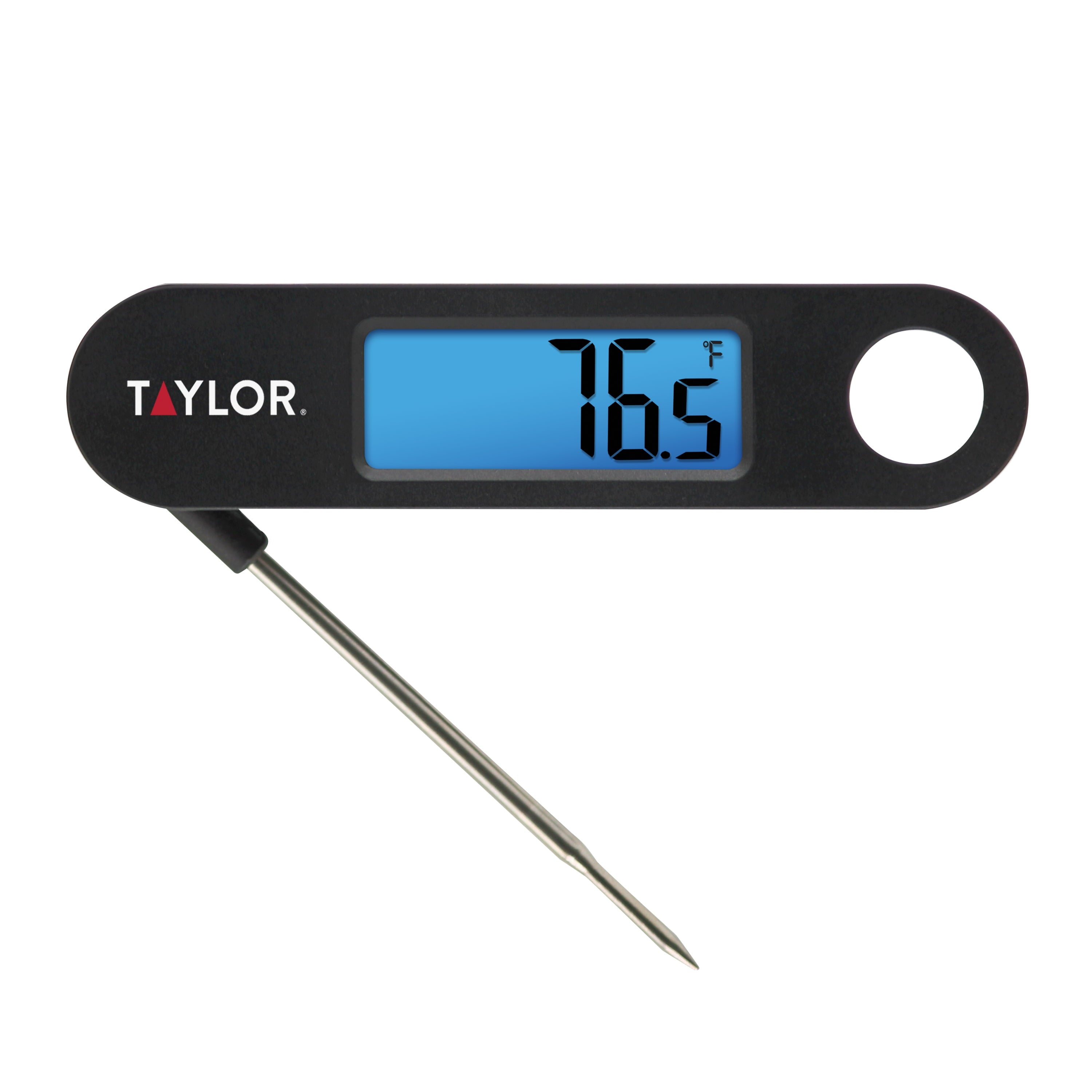 Digital Folding Probe Meat Thermometer with Blue Backlight Display