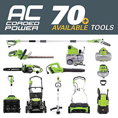 Greenworks 10 Amp 14 Corded Electric Dethatcher (Stainless Steel Tines)