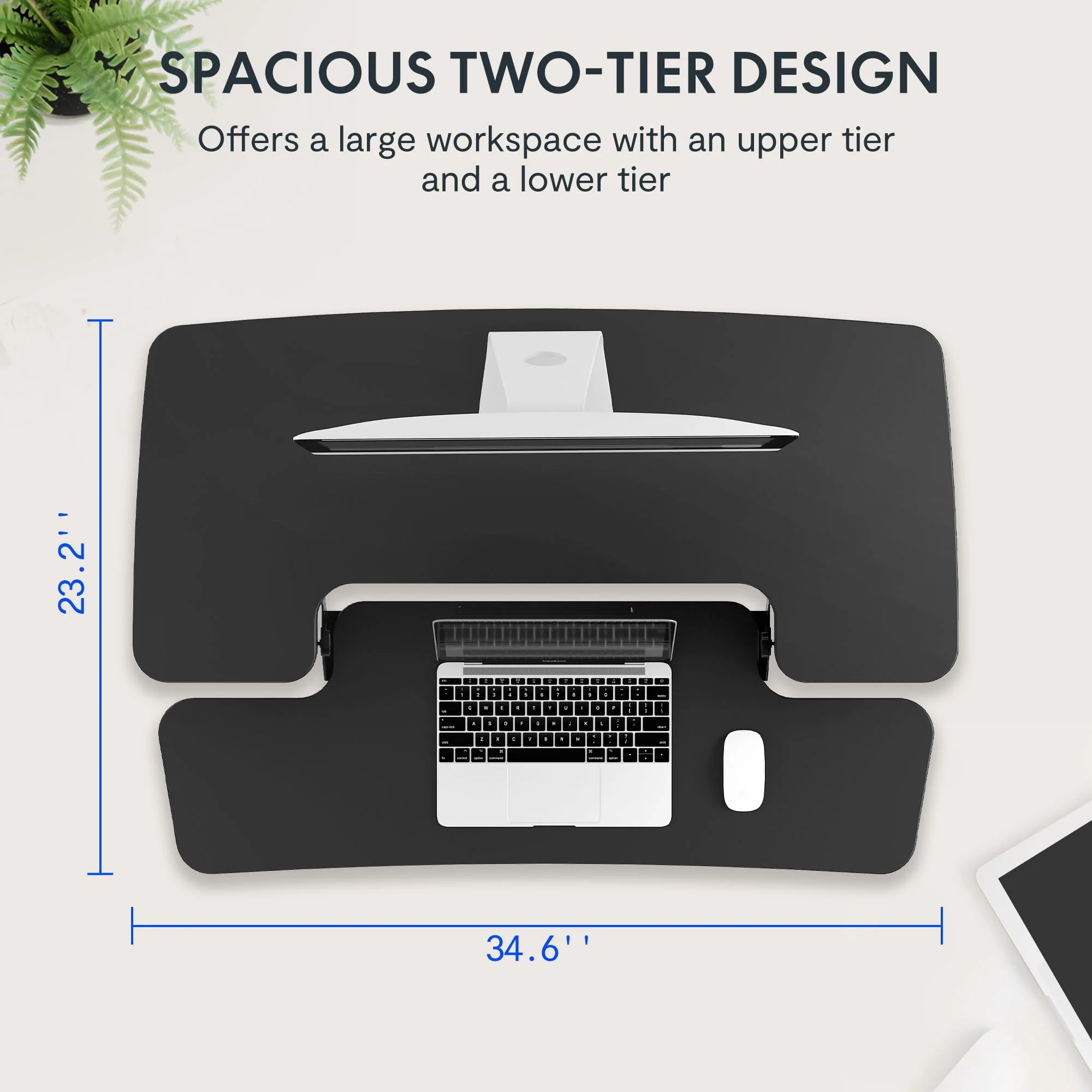 FLEXISPOT 35 Inch Adjustable Computer Workstation