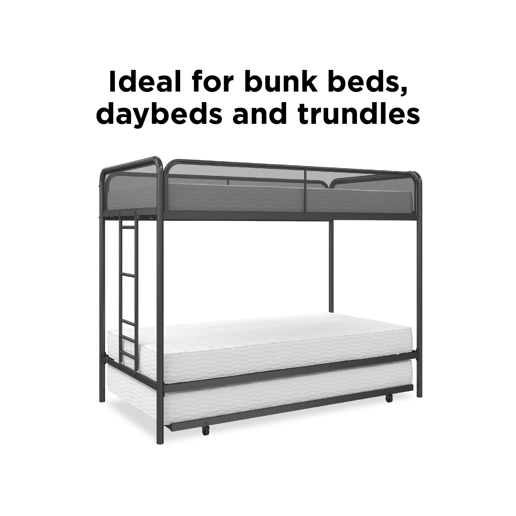 Sleep 6 Inch Thermobonded High Density Polyester Fill Mattress. Twin Size