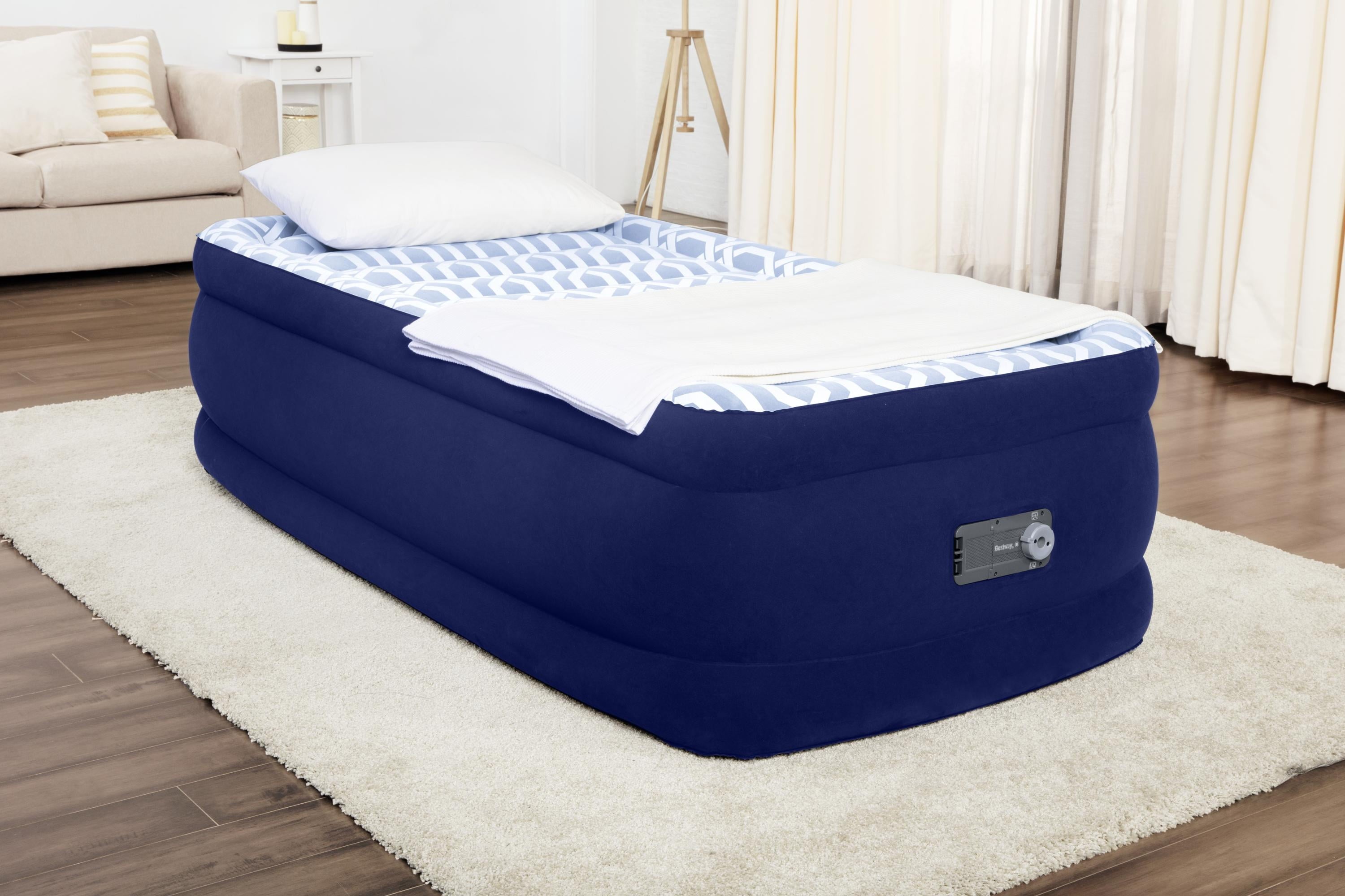 Fashion 20 Twin Air Mattress with Built-in Pump