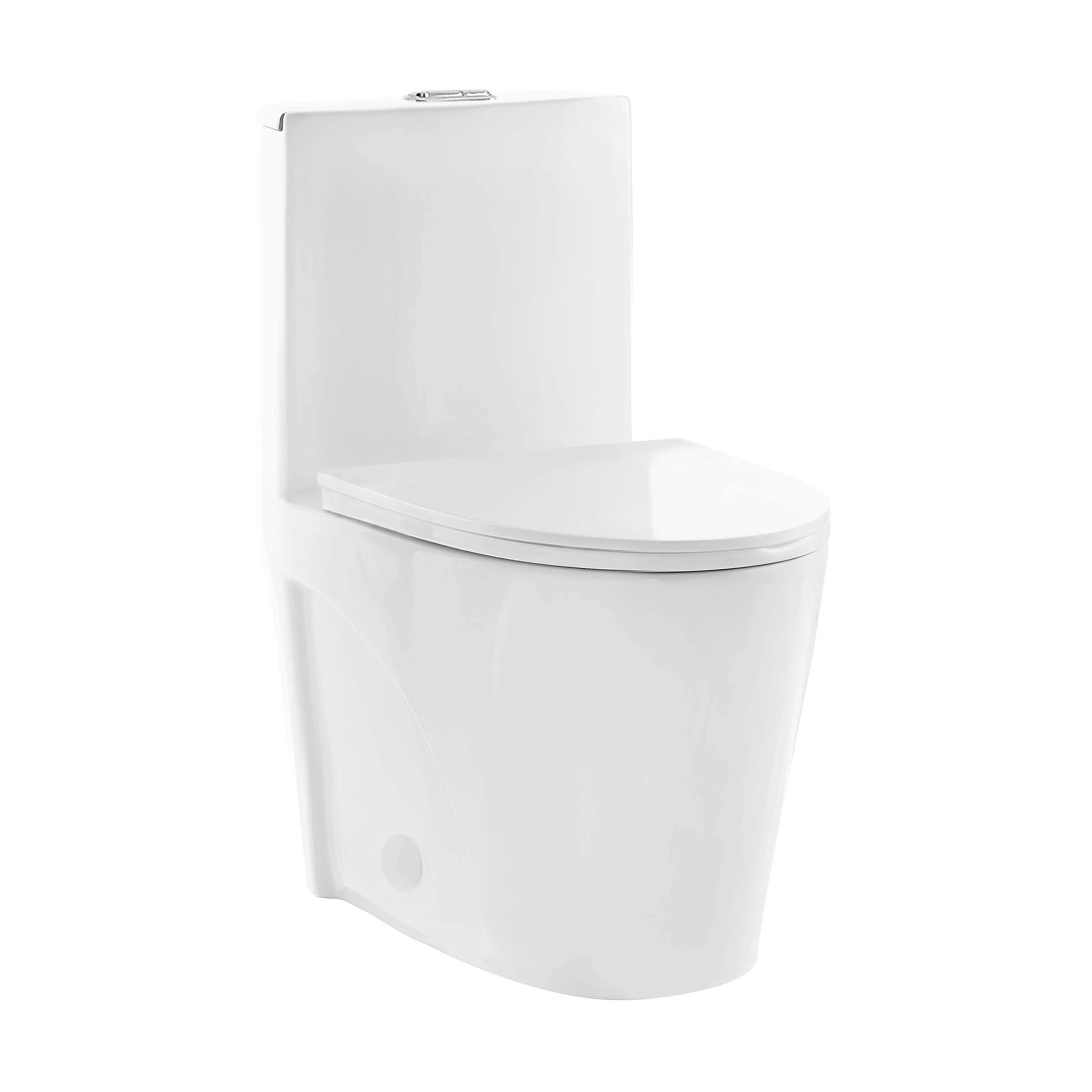 Swiss Madison St. Tropez One Piece Elongated Toilet Dual Flush 0.8/1.28 GPF SM-1T254