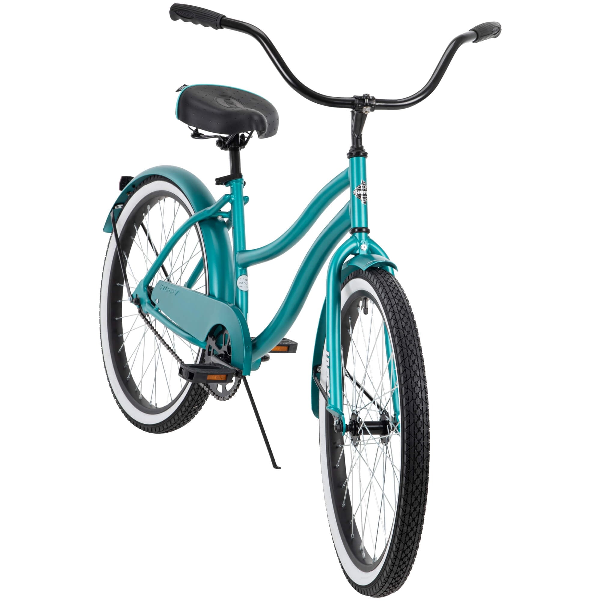 24�� Cranbrook Girls Beach Cruiser Bike for Women. Emerald Green