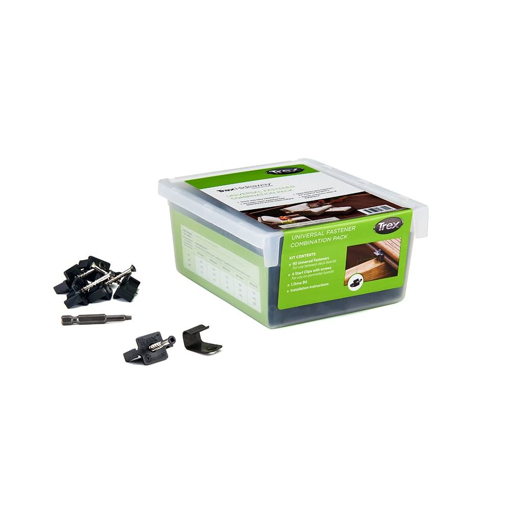 Trex Hideaway Hidden Fasteners Universal Fastener Combination Pack