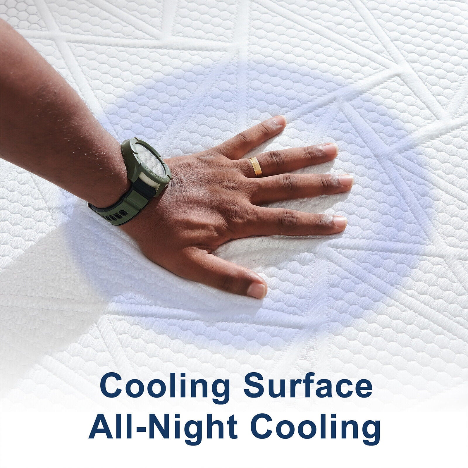 10 Queen Size Gel Memory Foam Mattress in a Box.Medium