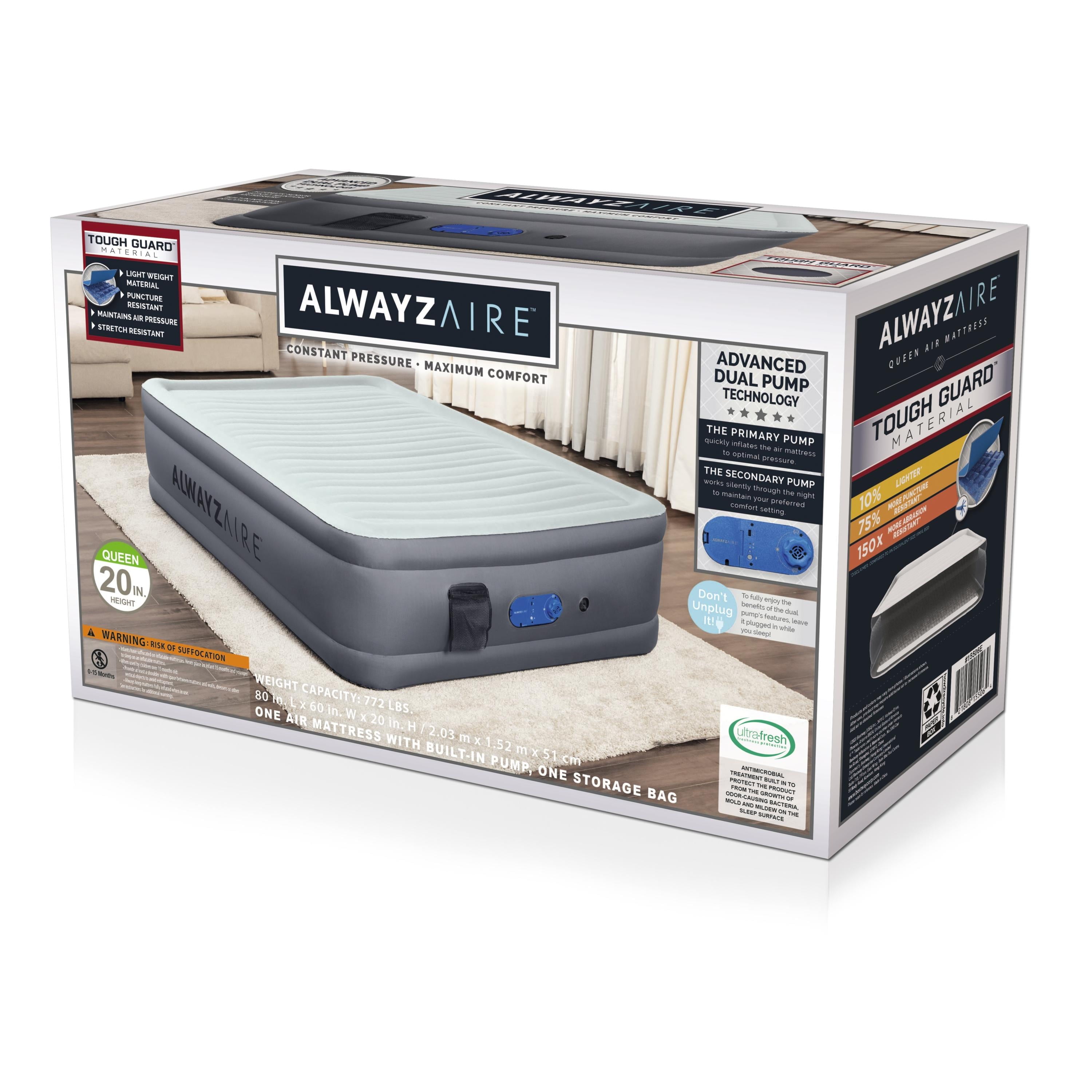 20 Queen Air Mattress with Built-in Pump