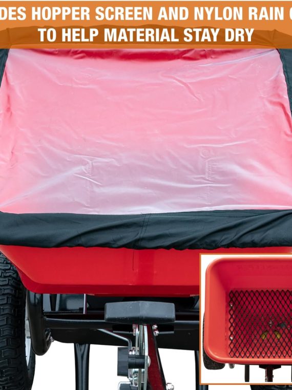 Multi-Purpose Walk Behind Push Spreader 3039632R Grounds Keeper. 100 Pound Capacity. Multi Use Tool for Grass Seed. Salt. De-Icer. Fertilizer and Seeds � Spreader