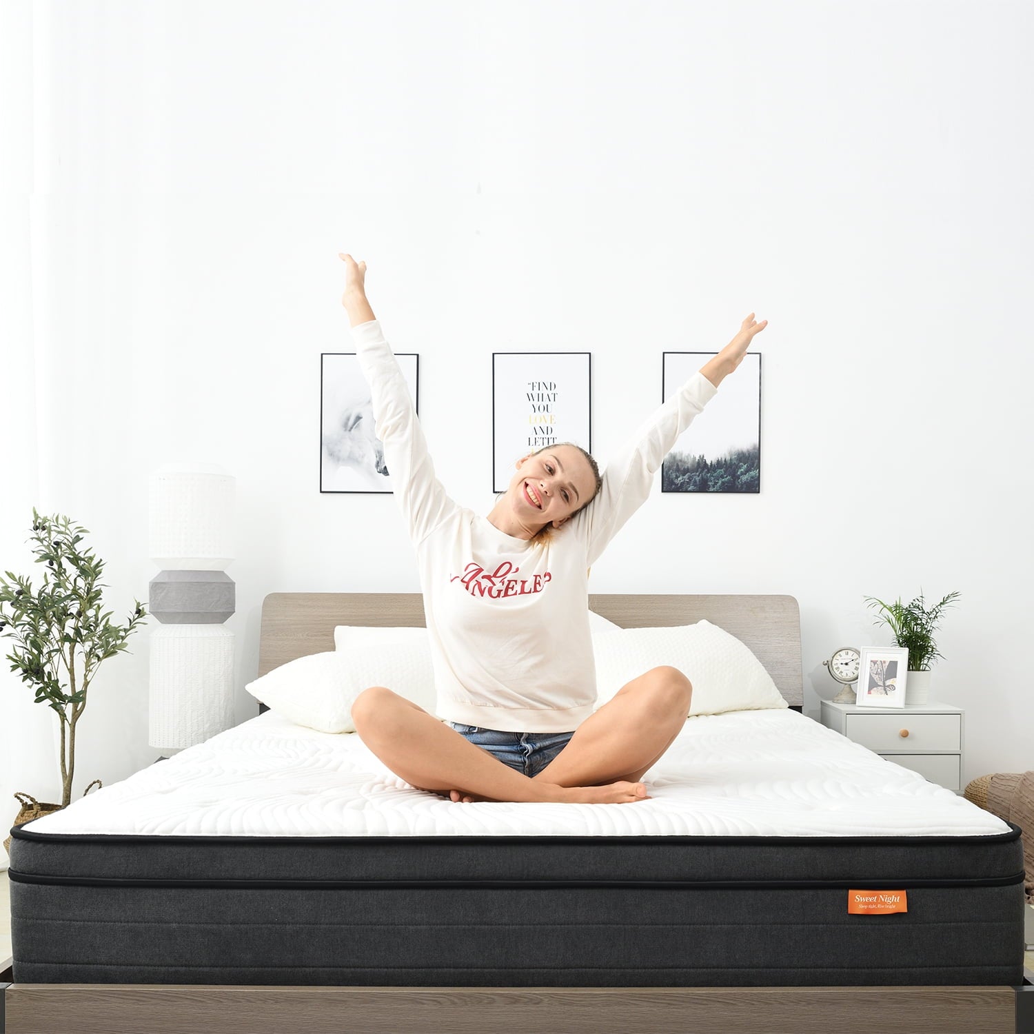 Twilight 10 Gel Memory Foam Mattress Hybrid Mattress. Queen Mattress