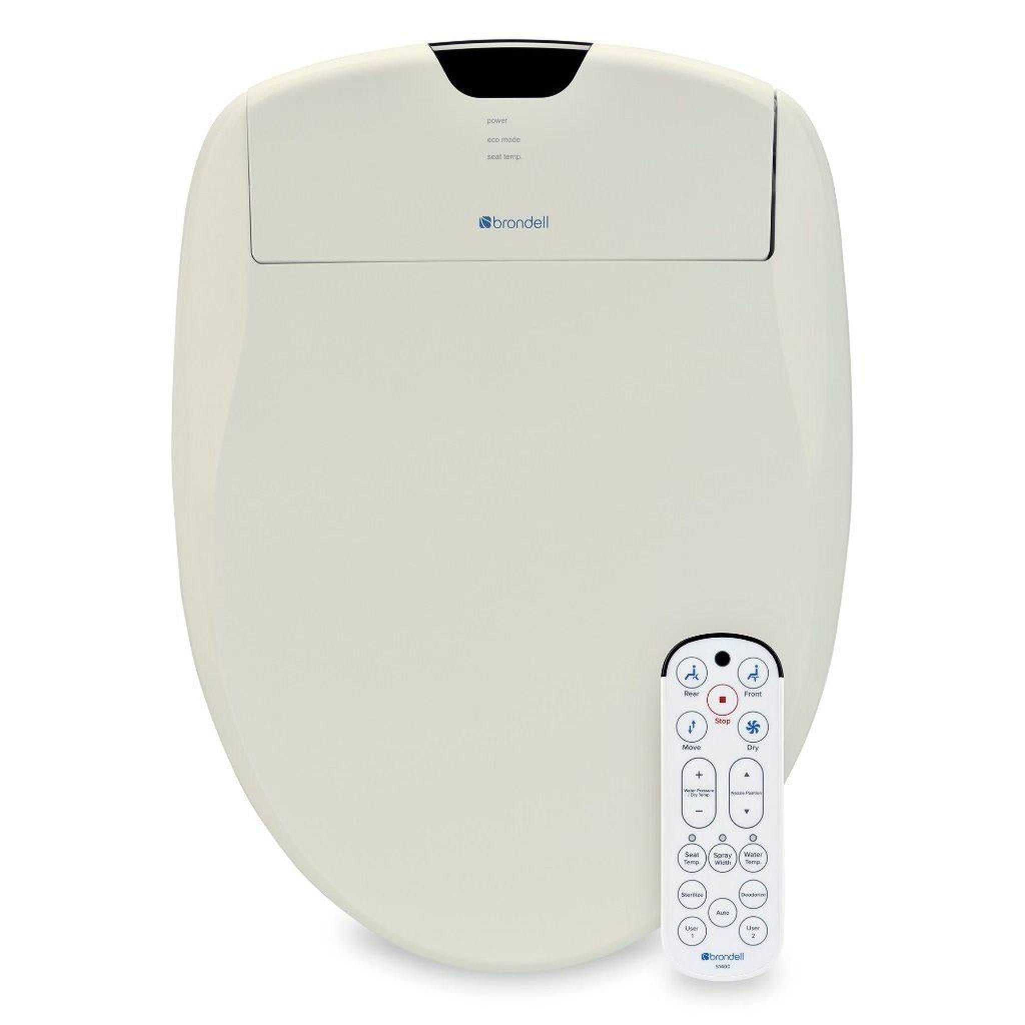 Brondell Swash 1400 Biscuit Luxury Bidet Toilet Seat - Elongated