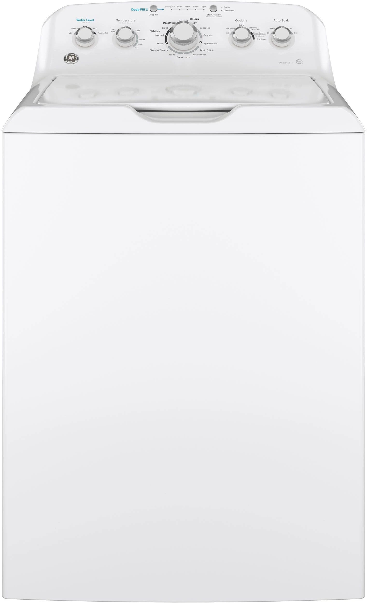 GE GTW465ASNWW 4.5 Cu. ft. White Top Load Washer - MadeInUSA