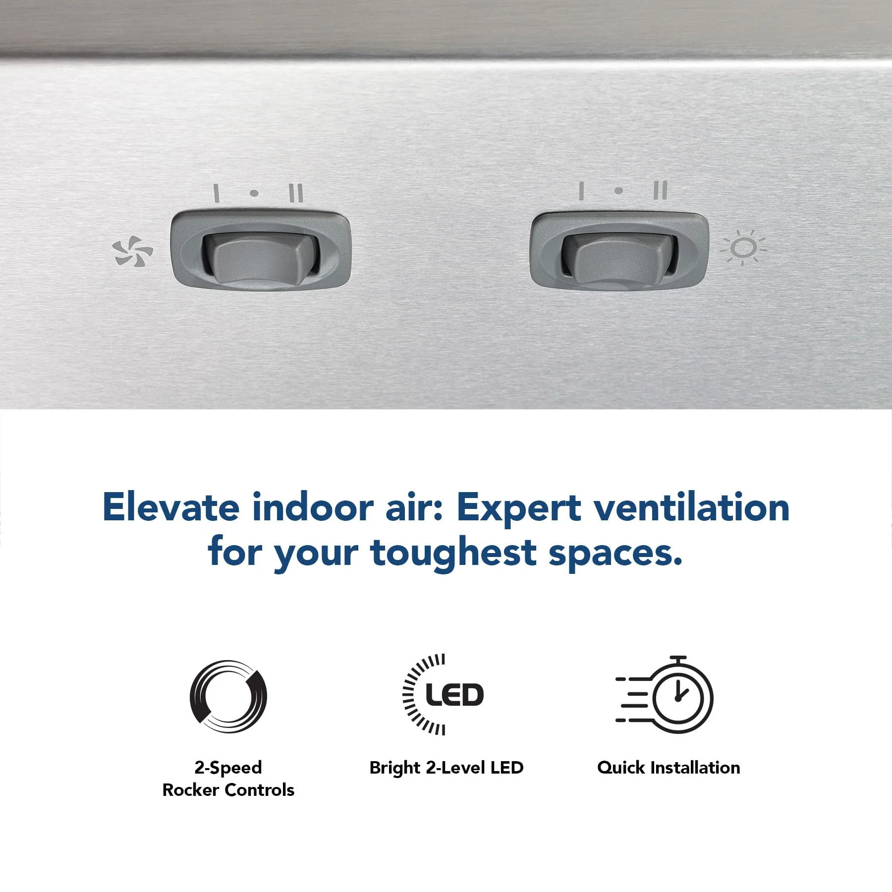 Broan-NuTone 30 Inch Glacier Range Hood with Light