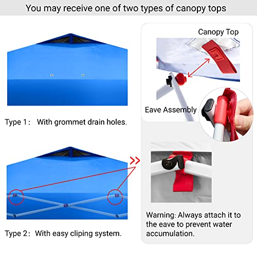 10x10 Pop up Canopy Tent Instant Commercial Canopy with 150D Silver Coated Fabric