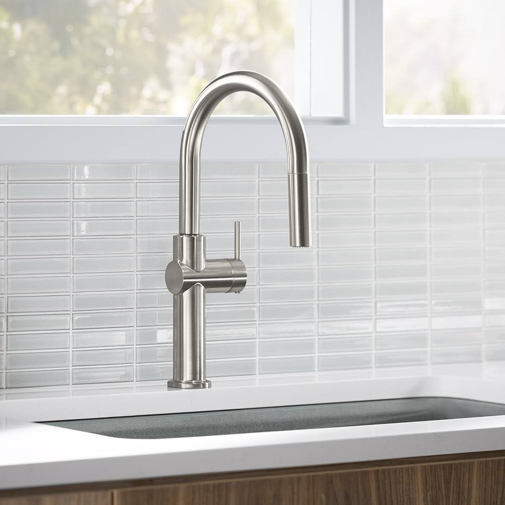 Kohler K-22972 Crue Pull-Down Single-Handle Kitchen Faucet - Vibrant Stainless