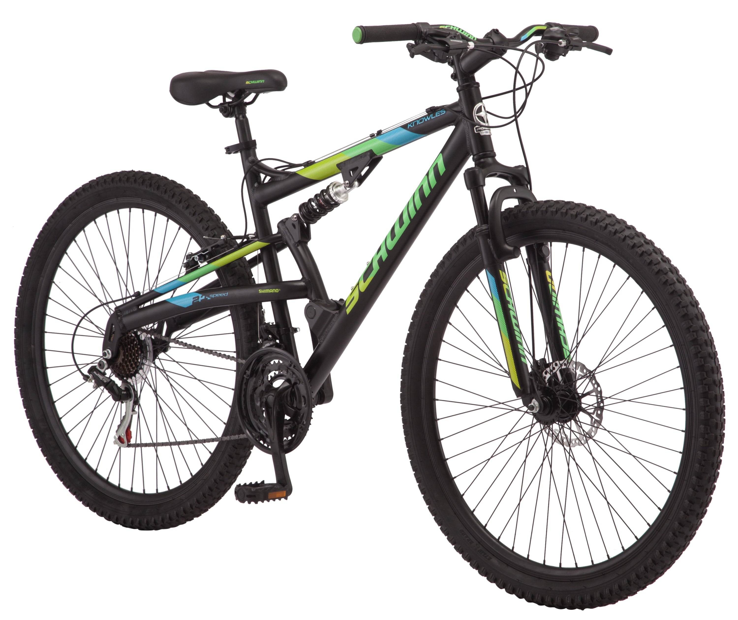 29-in. Knowles Mens Mountain Bike. Black. 21 Speeds