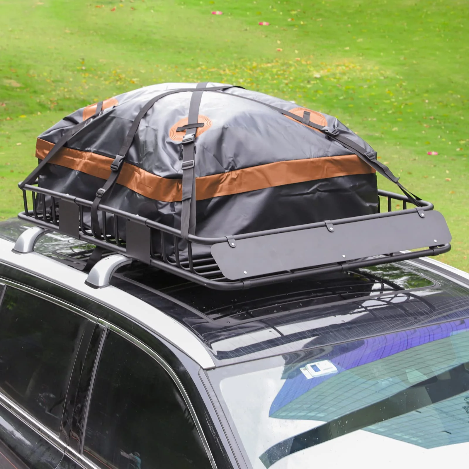 WEIZE 54 x 34 Heavy Duty Roof Rack. Rooftop Cargo Carrier Basket