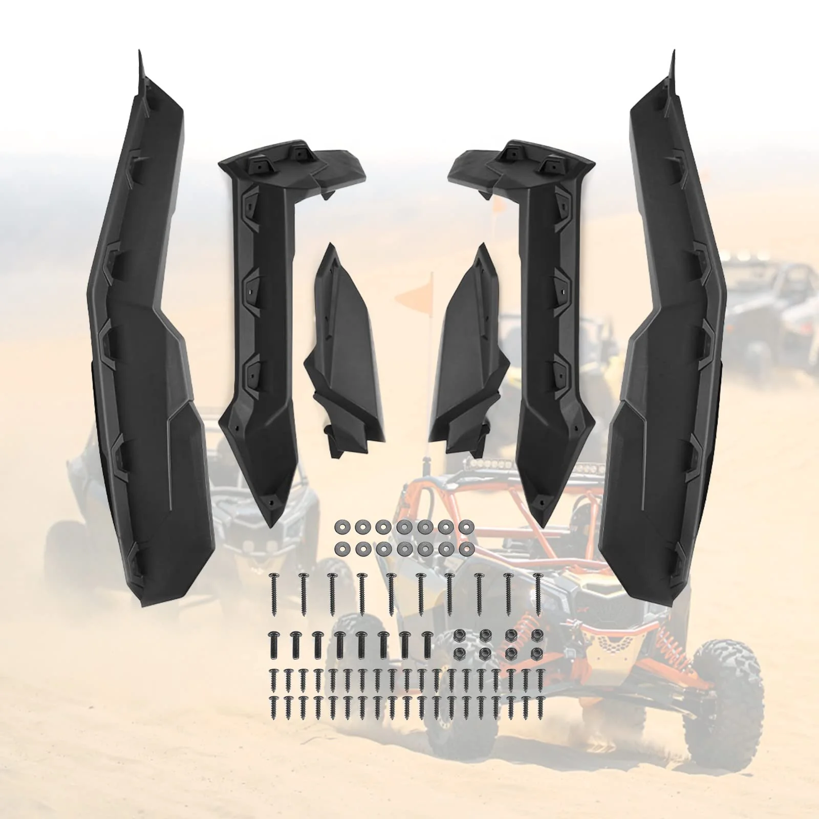 KEMIMOTO X3 Front and Rear Side Fenders