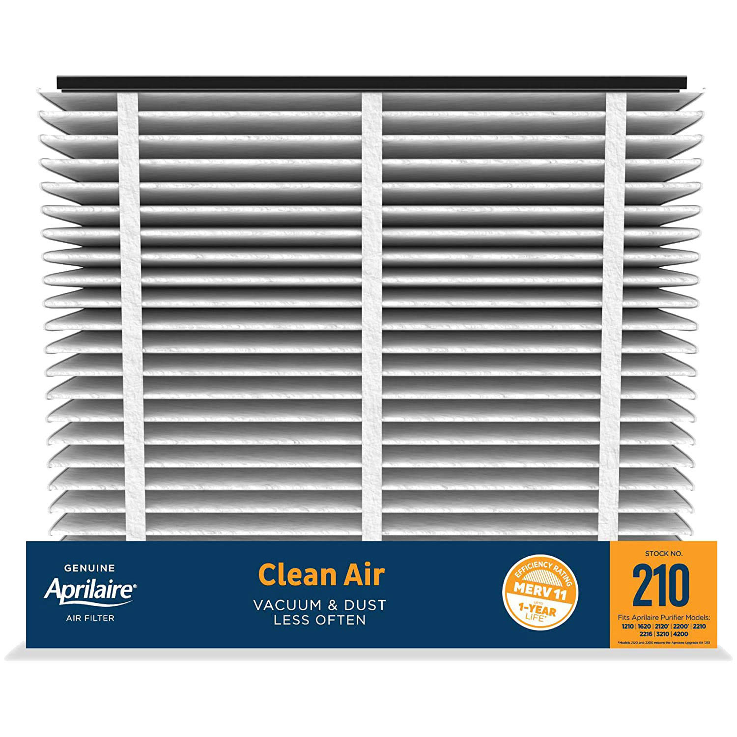 Aprilaire 210 Air Filter for Whole Home Purifiers MERV 11 Pack of 4
