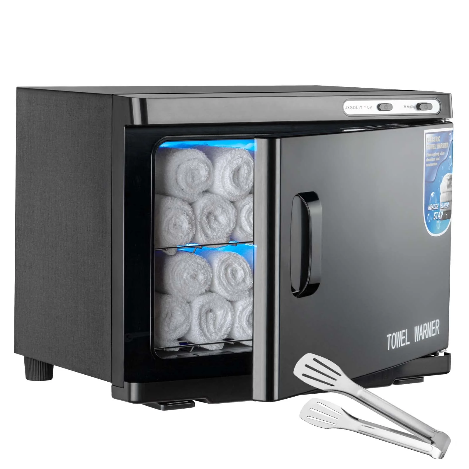 JXSDLIY 23L Large Capacity Towel Cabinet with LED Light