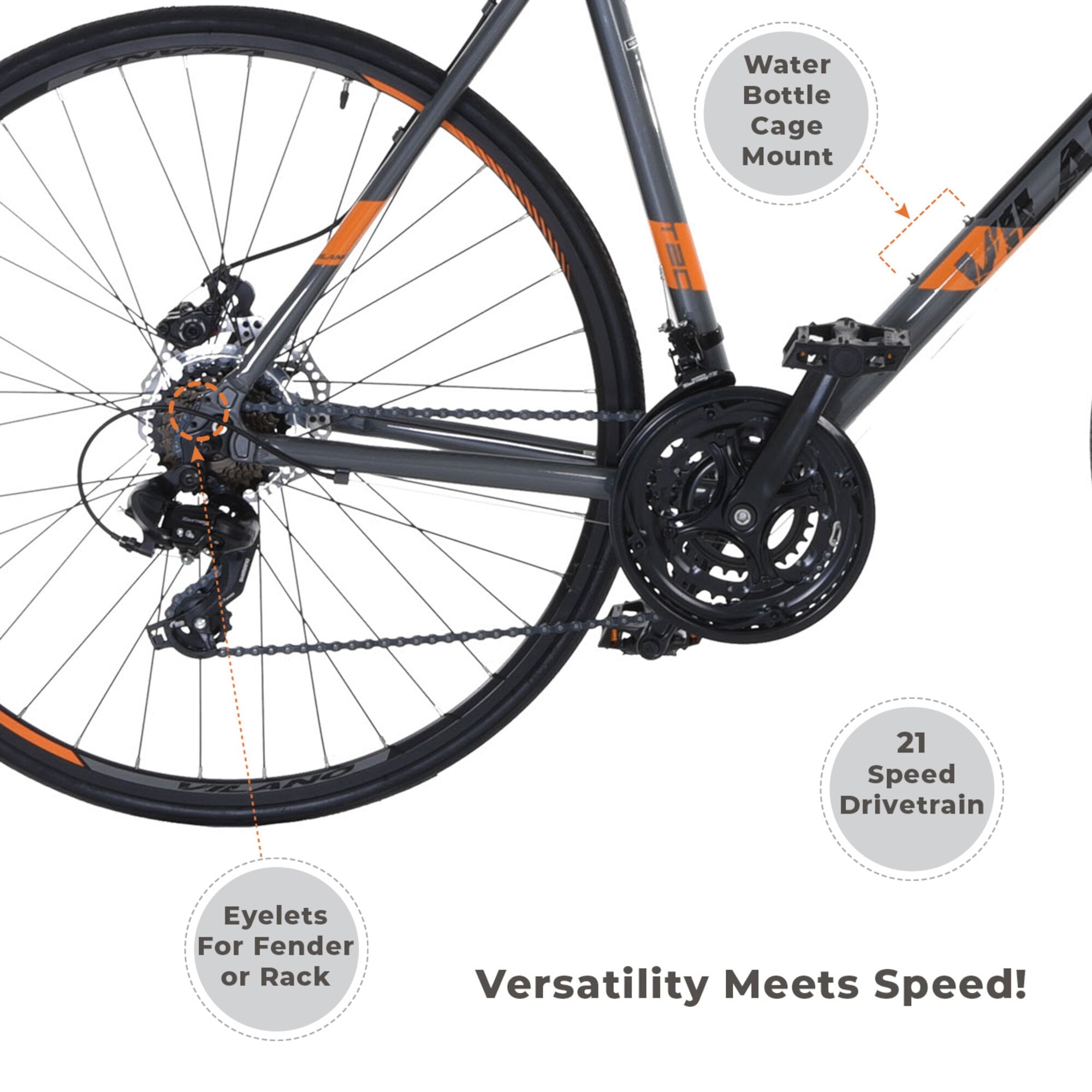 TUONO T20 Aluminum Road Bike 21 Speed Disc Brakes. 700c