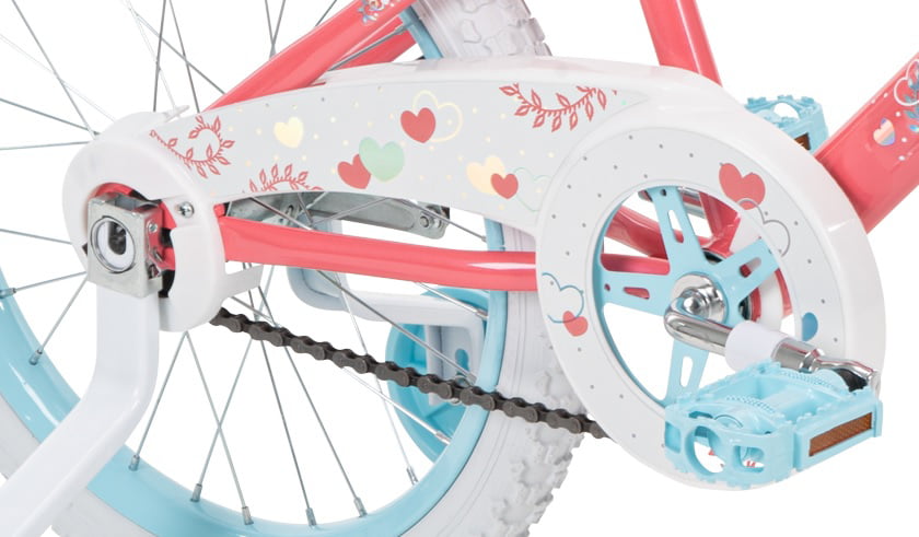 18 Sea Star Girls' sidewalk Bike. Coral Pink