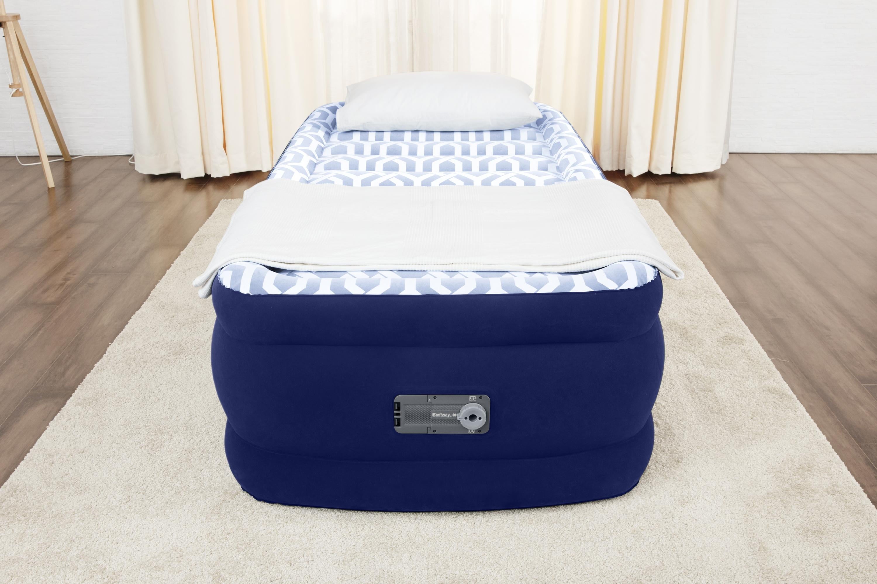 Fashion 20 Twin Air Mattress with Built-in Pump